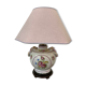 Ceramic lamp pattern roses