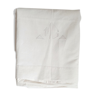 Sheet and 2 mg monogrammed pillowcases