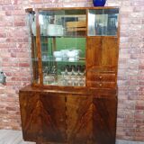 Renovated art deco highboard, Poland 1940