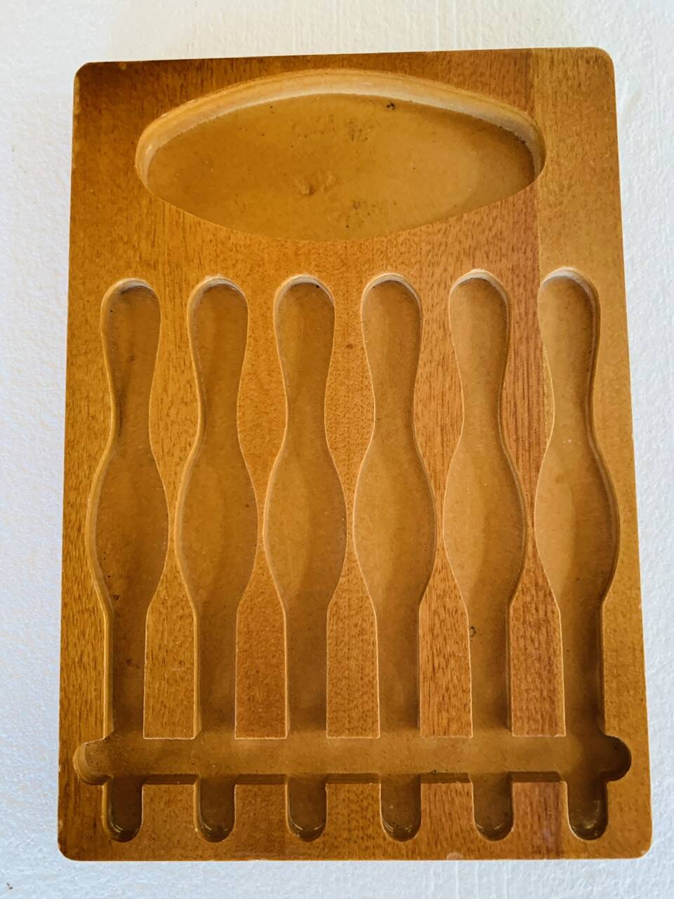 Set of 6 lobster forks and tongs, silver plated metal by Silea, circa 70