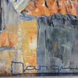 Marine, oil painting of Saint-Jean-Cap-Ferrat, signed H. E. BARGIN, 71 x 63 cm