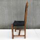 Suite of 4 straw chairs circa 1960