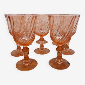 Rosaline Luminarc wine glasses