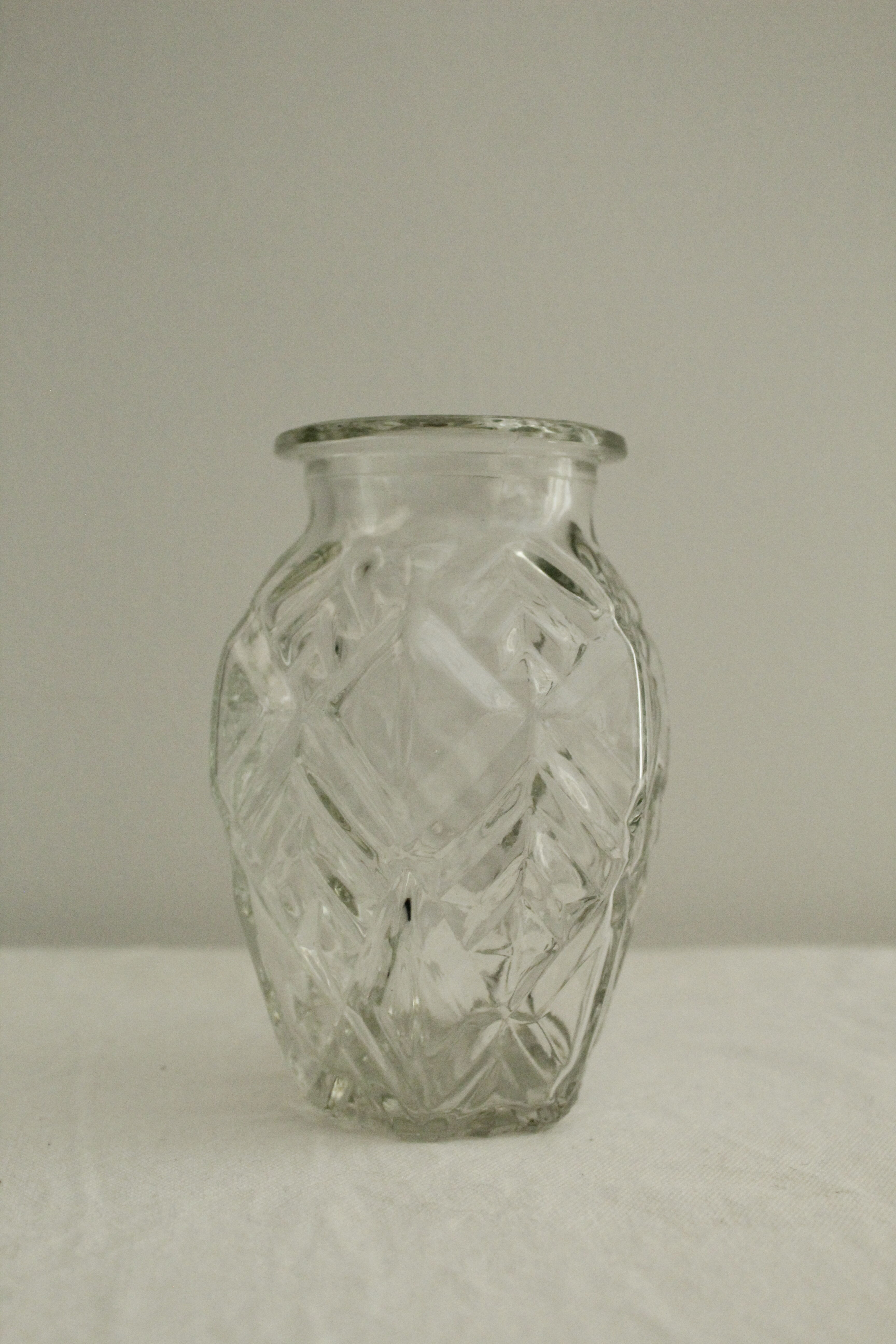 Small art deco glass vase