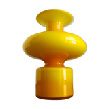 Yellow "Carnaby" Range Glass Vase by Per Lütken for Holmegaard, 1960s