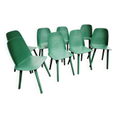 Set of 8 Nerd Chairs, Muuto