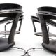 Set of 4 dining chairs by A. Rizzatto for Lo Studio