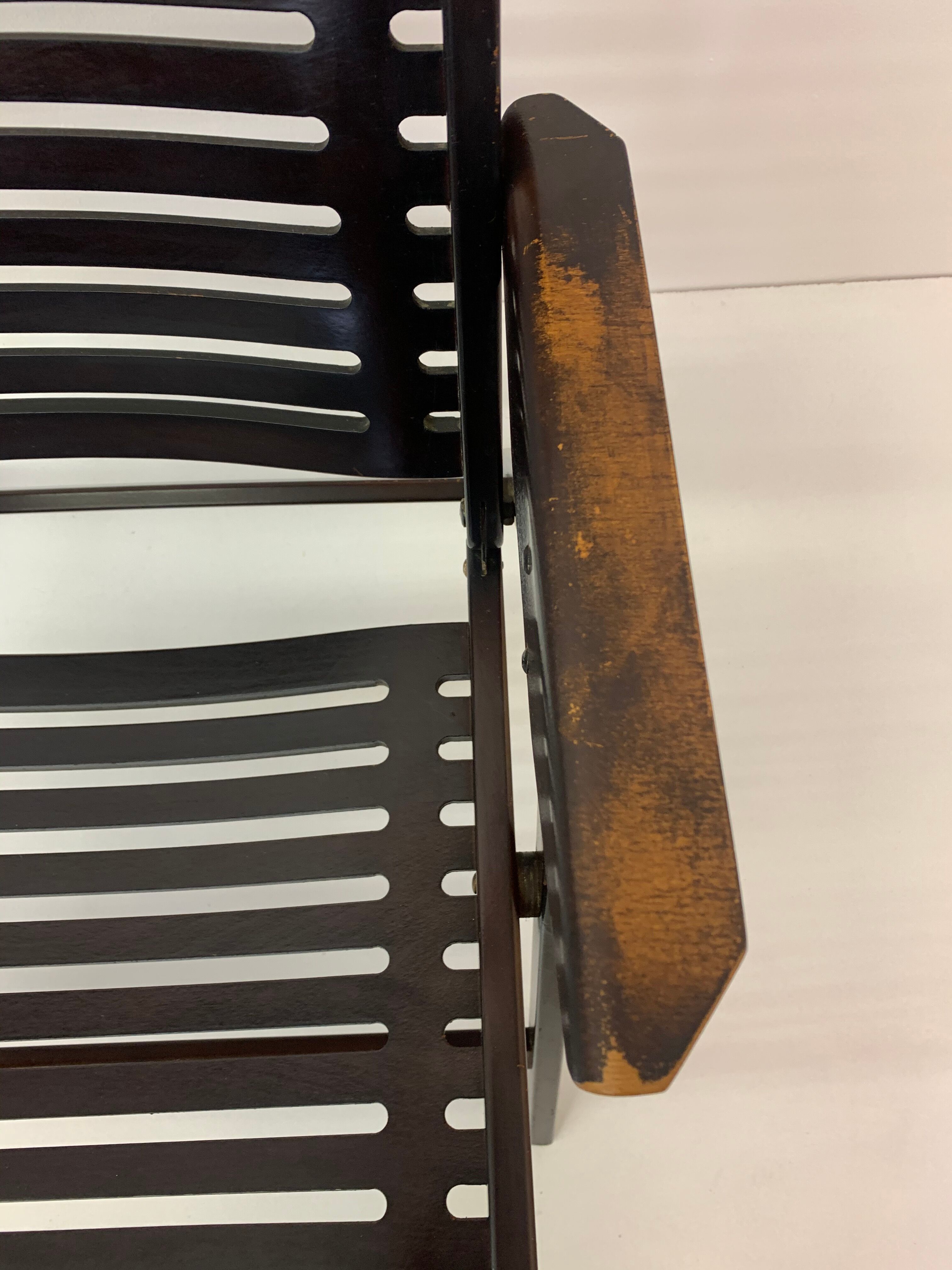 Fauteuil pliant Niko Kralj Rex, milieu du siècle, années 1950