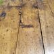 Large rustic farmhouse table bobbin legs