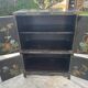 Lacquered Chinese furniture with semi-precious stones 1970