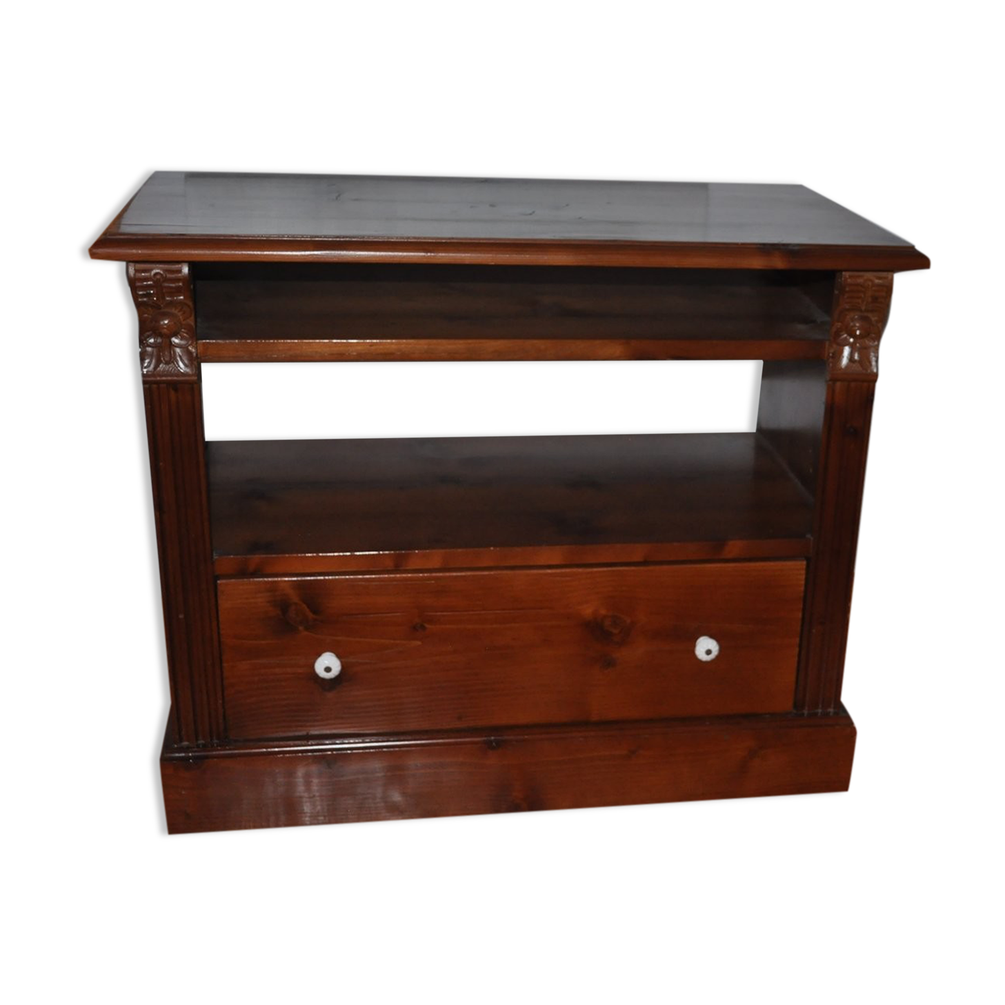 Antique Pine TV Stand