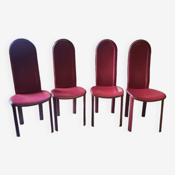 4 chaises la Roche Bobois