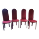 4 chaises la Roche Bobois