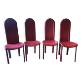 4 chaises la Roche Bobois