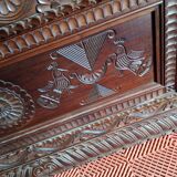 Wooden chest, wedding chest, wooden trunk, antique chest