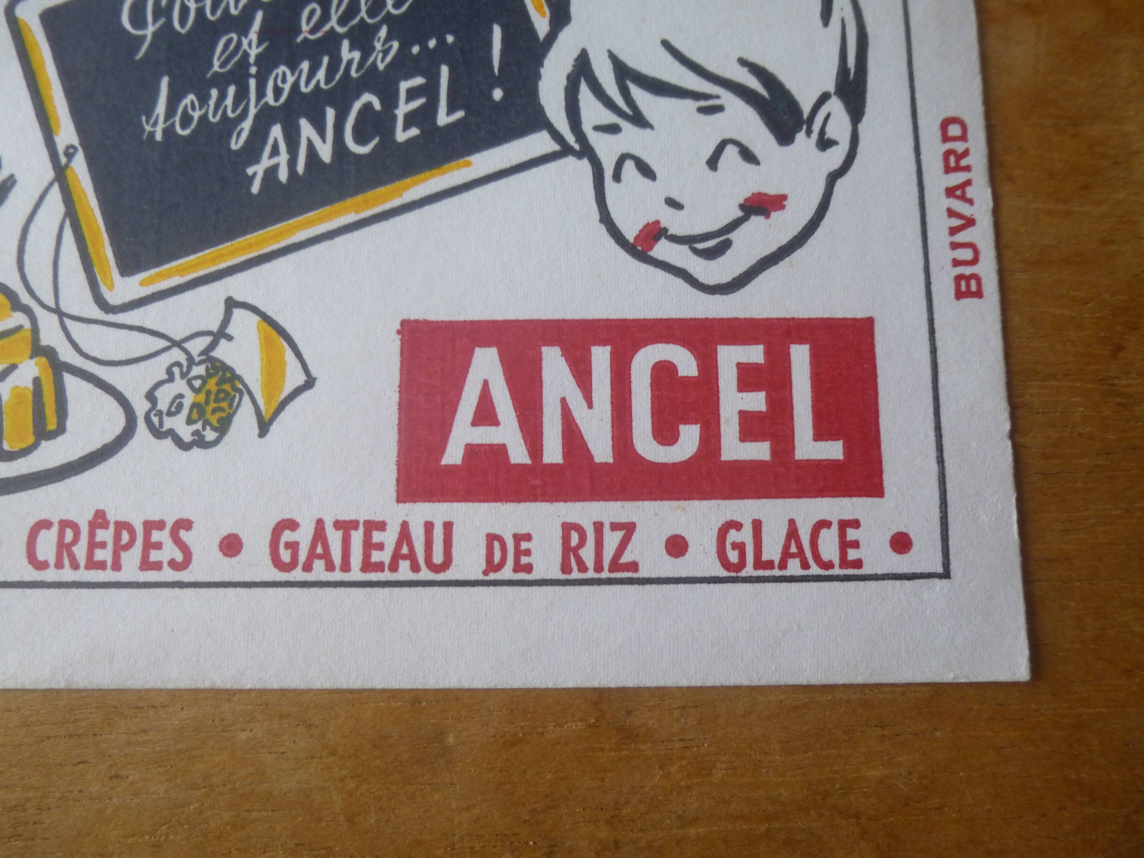 Advertising poster 1950s ANCEL