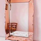 Miroir Vénitien biseauté art nouveau