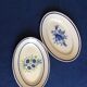 Set 2 petits plats vintage manufactures Badonviller,Gien