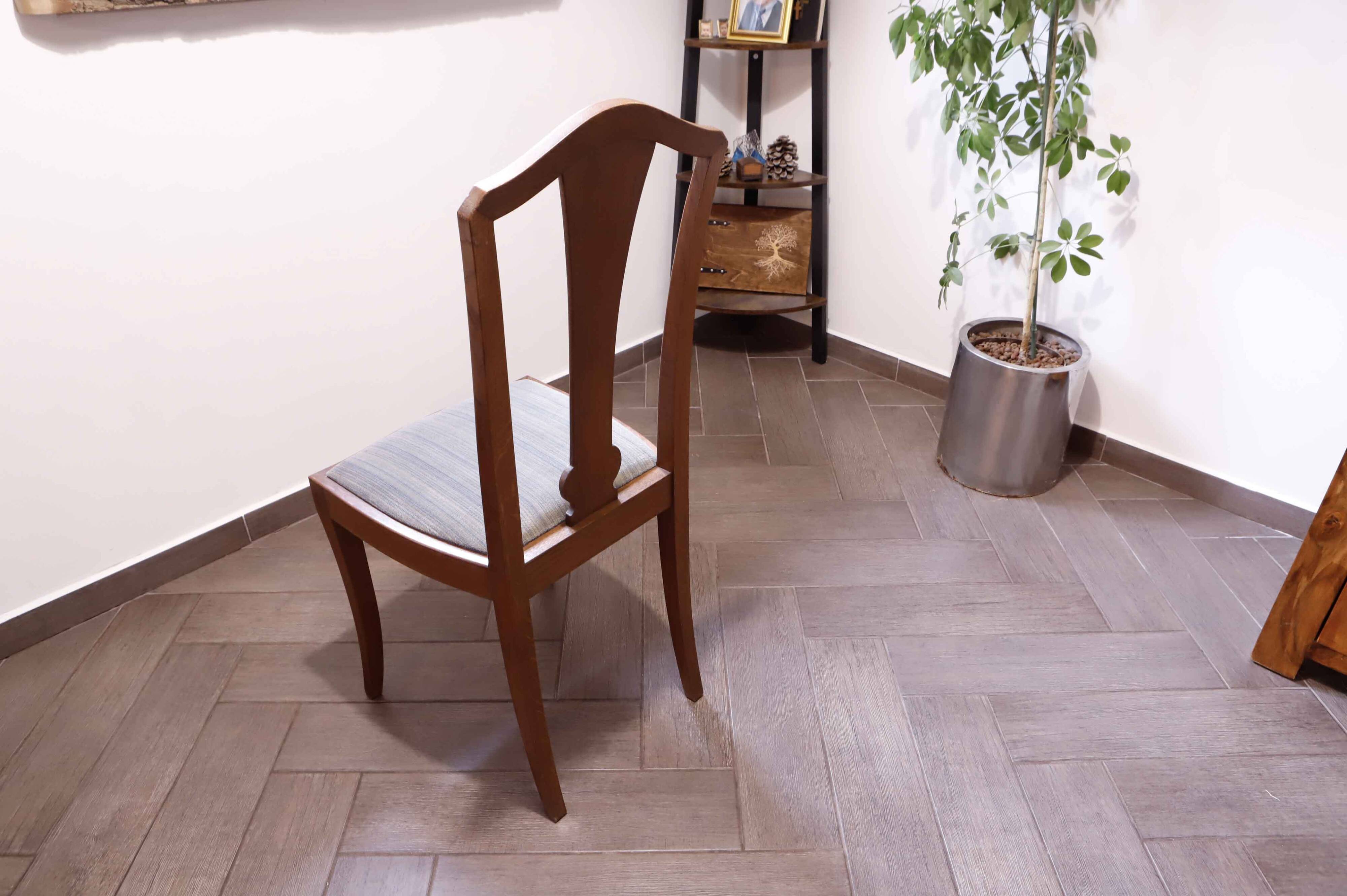 Set of 4 Art Nouveau dining chairs
