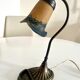 Lampe à poser orientable en pâte de verre, années 60