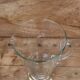 Lovely 1950s glass pitcher with gold gilding and patterns