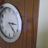 Electric wall clock in formica - 1950s