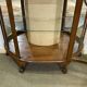 English display cabinet from the 1950s in walnut