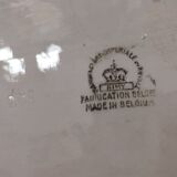 Ancien plat ovale Manufacture Impériale et royale Belgium modèle Nimy
