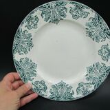 2 art nouveau plates Alebacqz and Bouchart St Amand