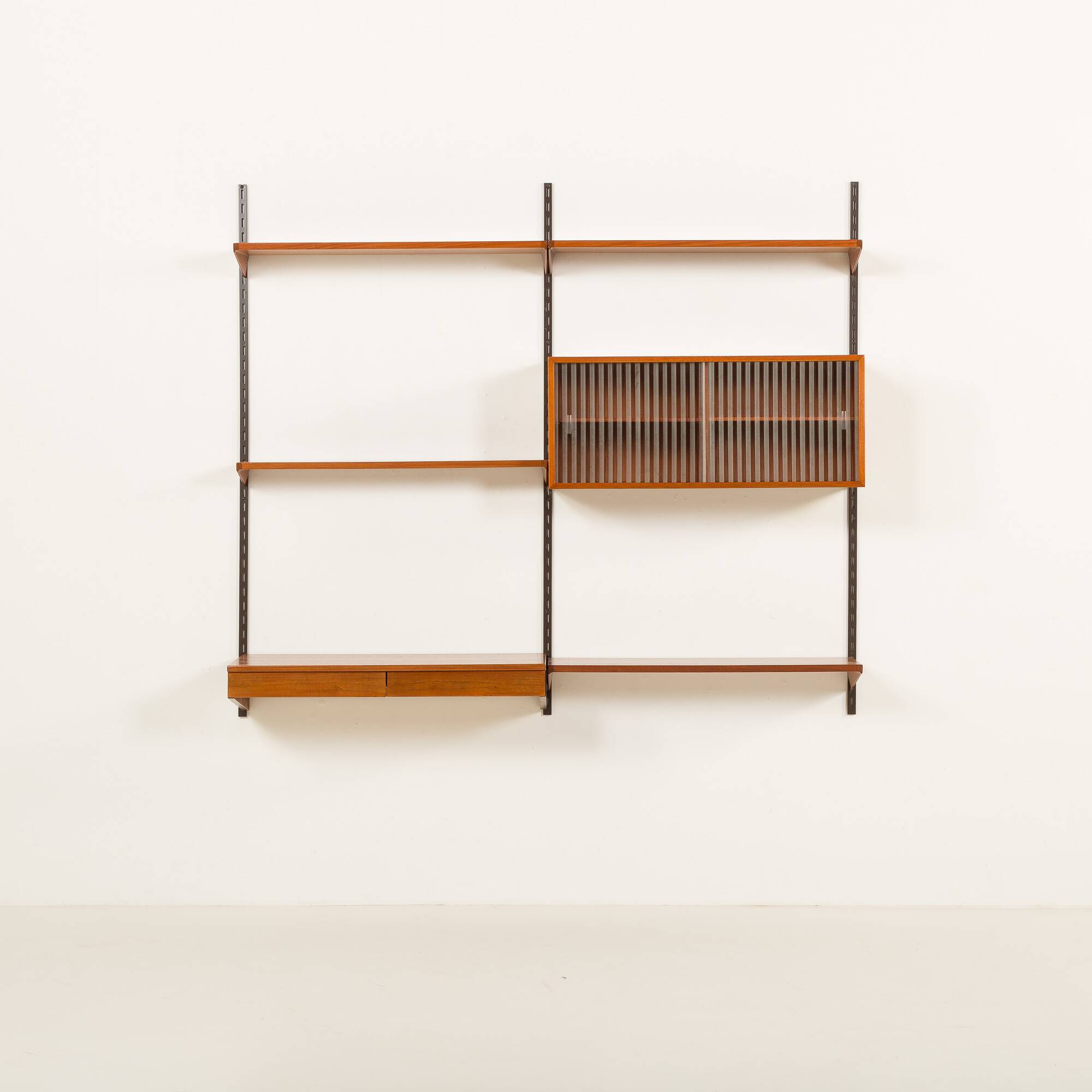 Kai Kristiansen shelving unit with a desk for FM Mobler, 1960s