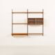 Kai Kristiansen shelving unit with a desk for FM Mobler, 1960s