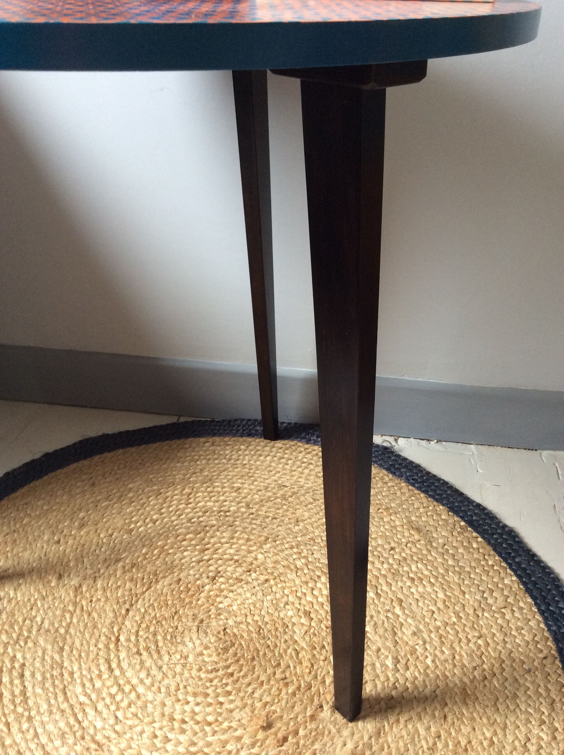 Table ronde vintage