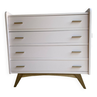 Renovated large format vintage chest of drawers