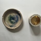 Handmade ceramic and glaze ashtray / pocket emptier