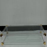 Trio of Hollywood Regency lucite and Glass Tables