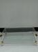 Trio de tables en lucite et verre de style Hollywood Regency