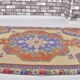 Tapis anatolien rouge et bleu sku 2596
