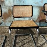 Set of 4 Cesca chairs by Marcel Breuer