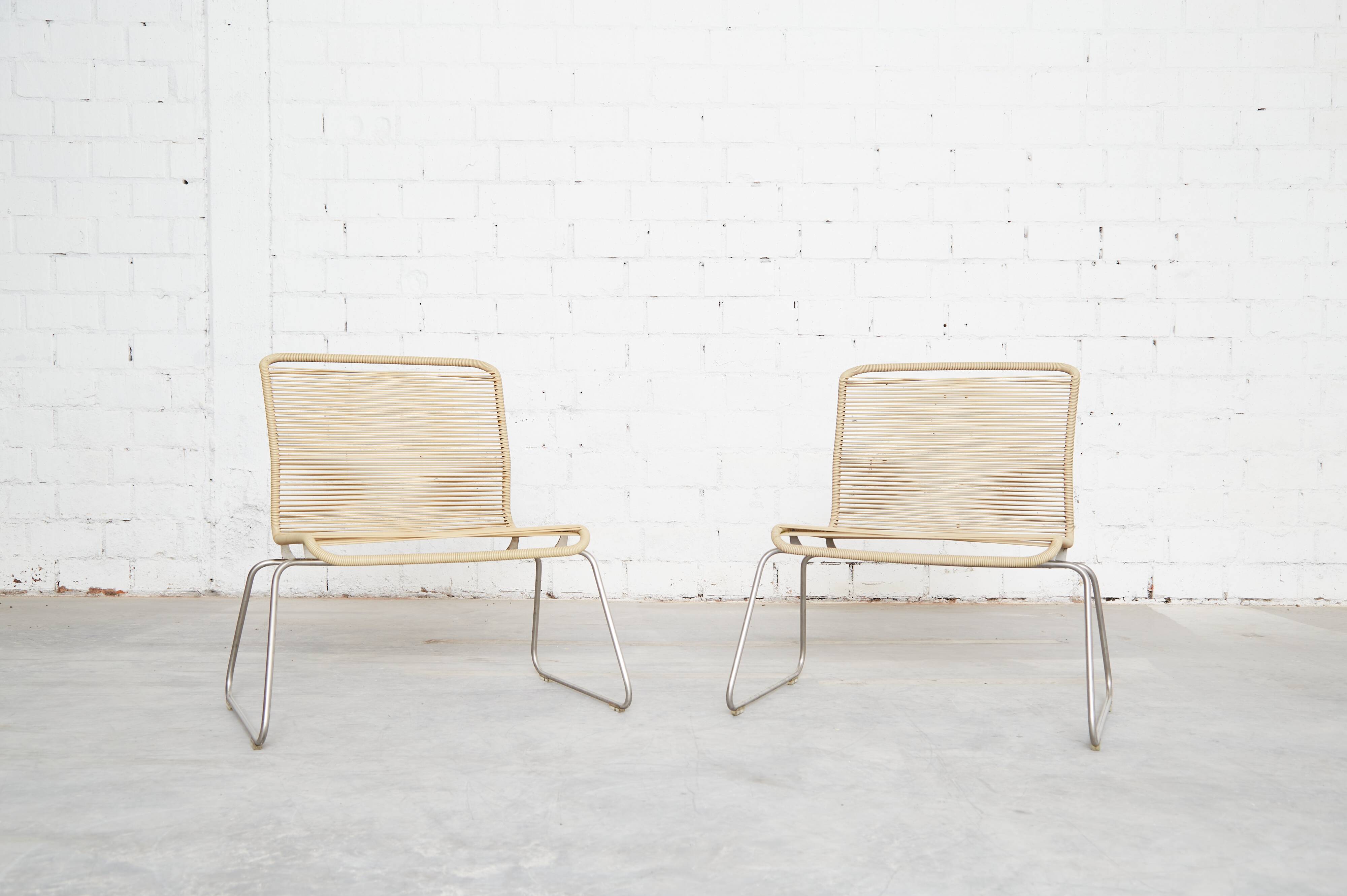 Pair Panton One Lounge Chair by Verner Panton for Montana, 1955