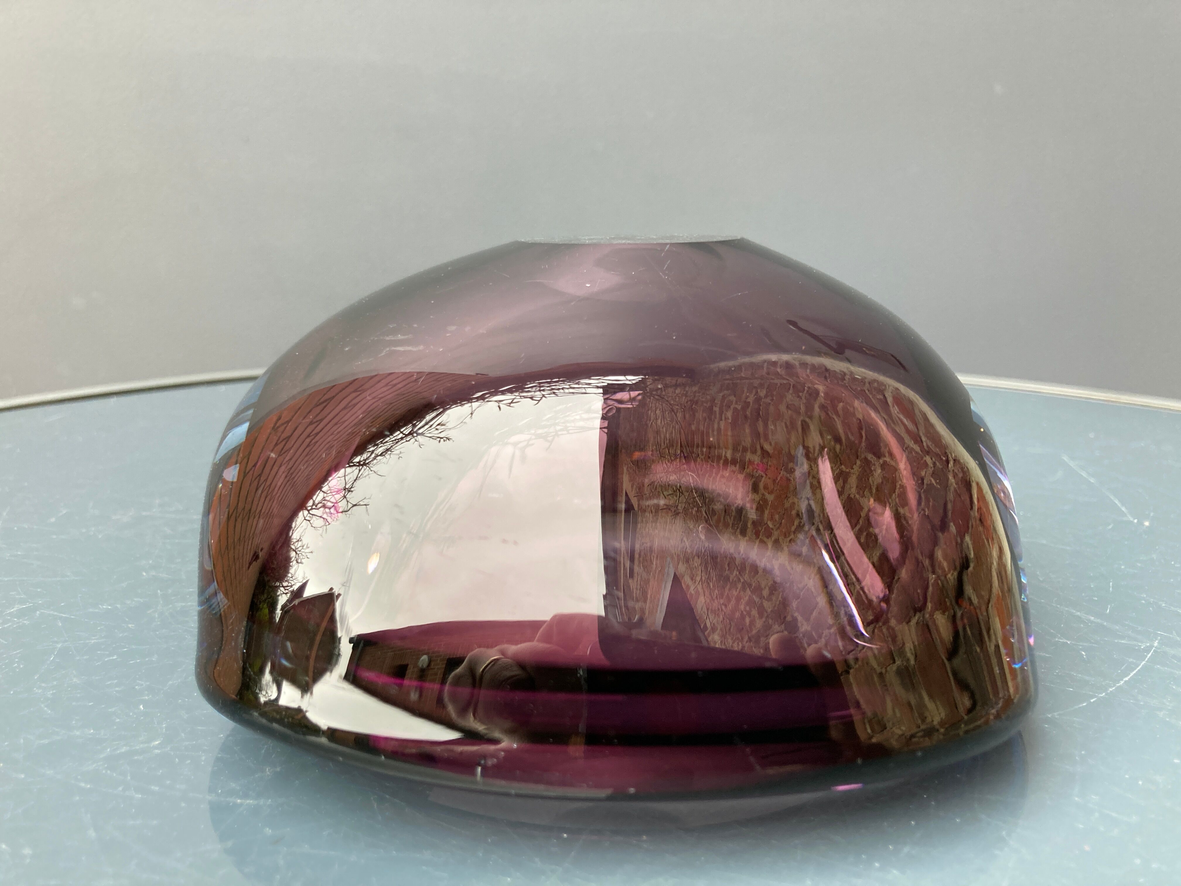 Murano crystal ashtray 1970