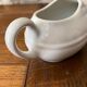 White porcelain saucière