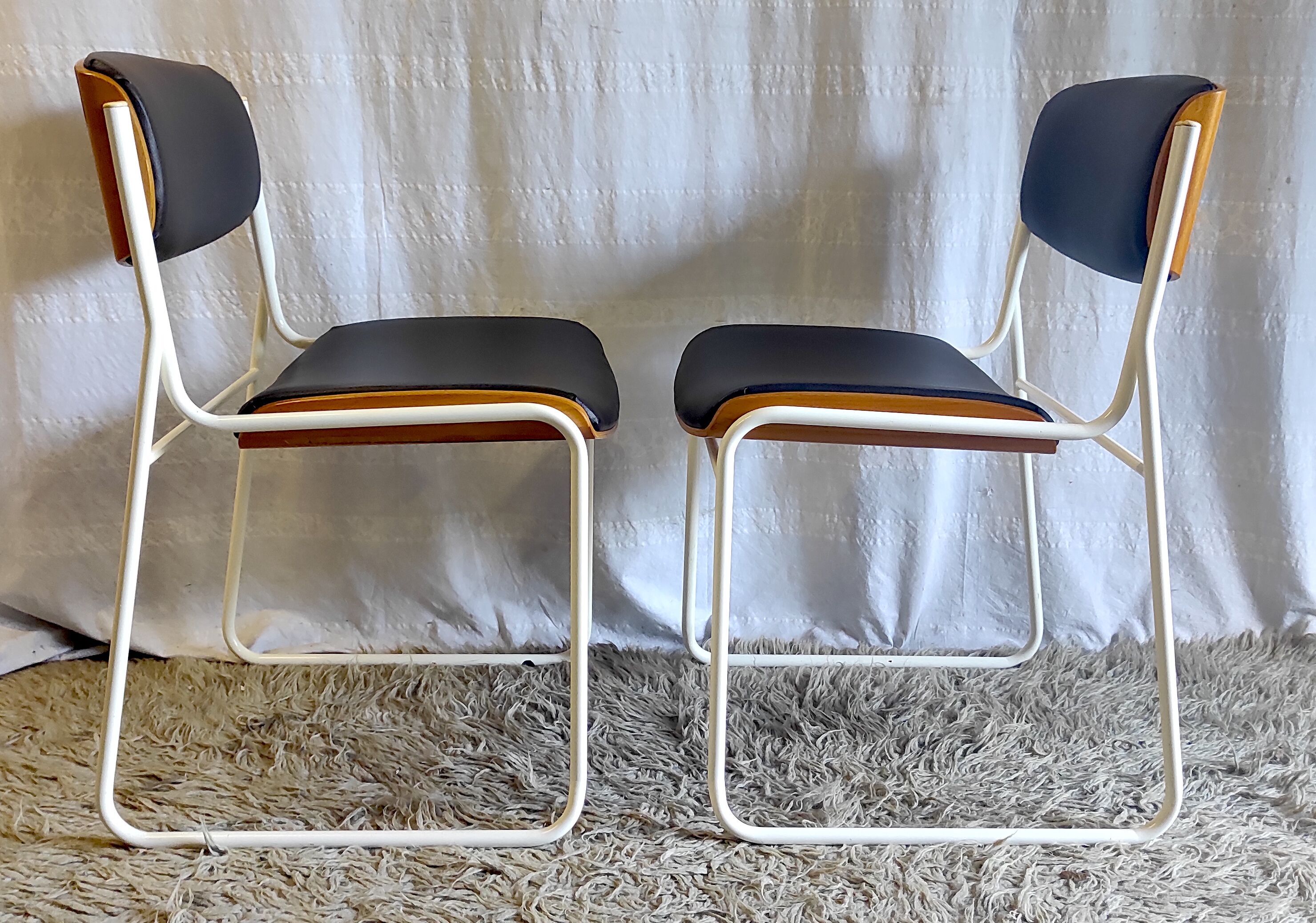 Set of 2 chairs 60s 70s