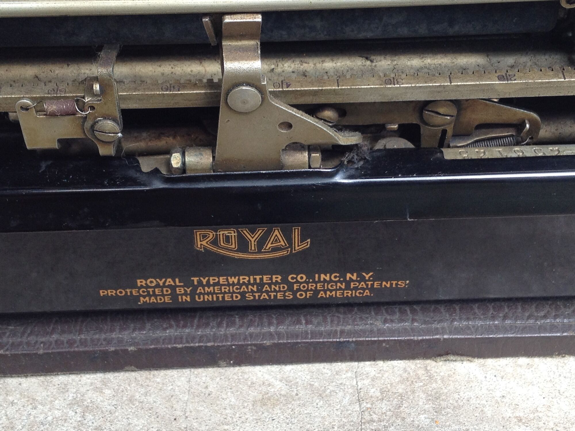 Machine à écrire royal 1905