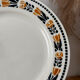 Old pottery pastry plate Badonviller Denise