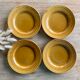 6 vintage gien france dessert plates