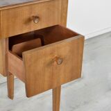 Midcentury gordon russell walnut and beech desk / console table. vintage modern / retro / danish sty