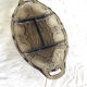 Vintage appetizer dish in brown smoked glass