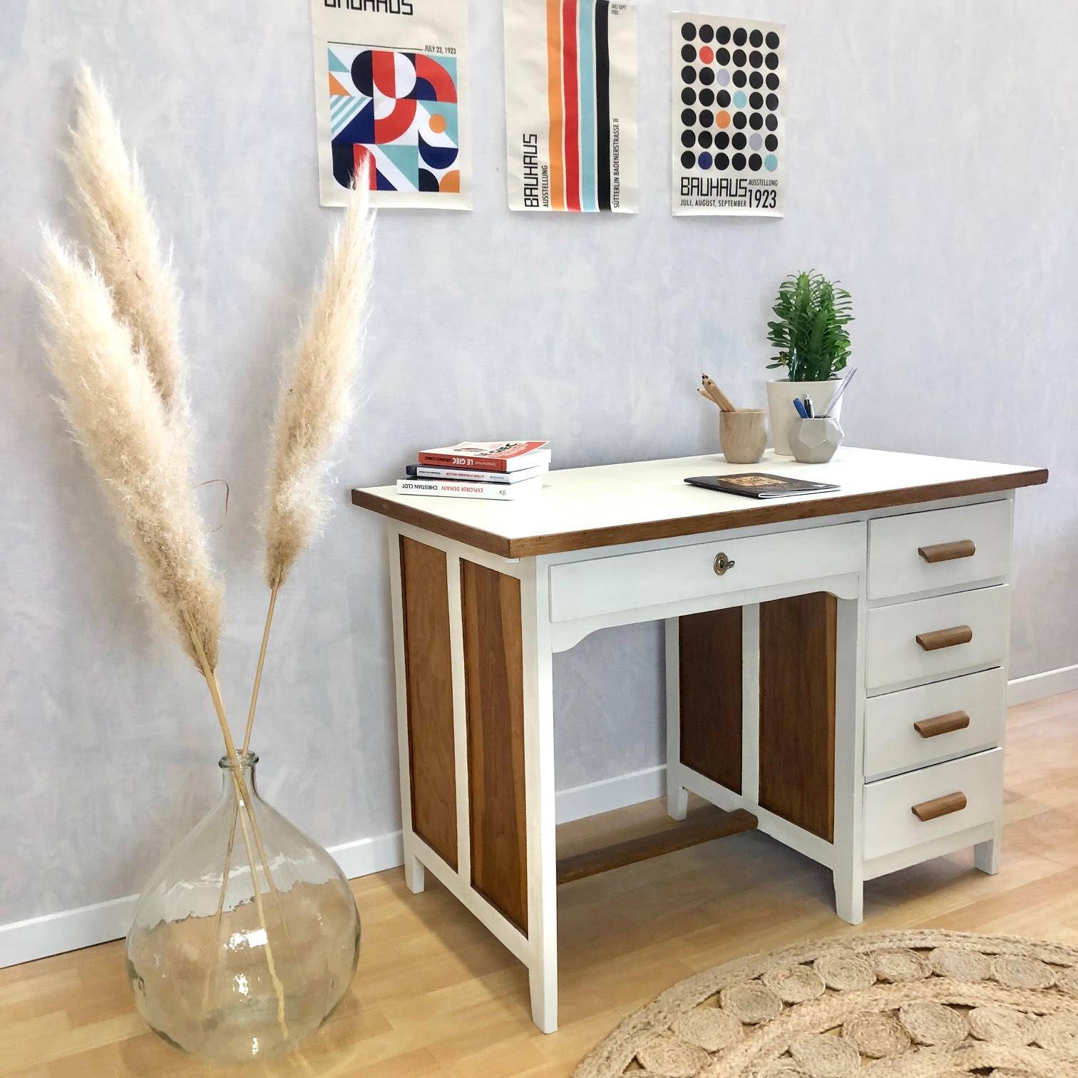 Vintage accounting desk