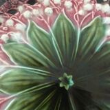 Dish in barbotine late 19th century