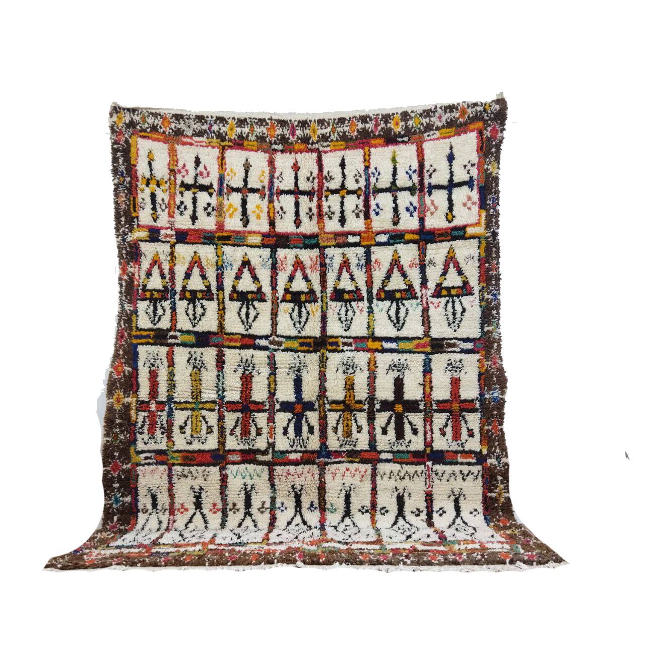 Handmade Moroccan Berber rug 230 X 167 CM